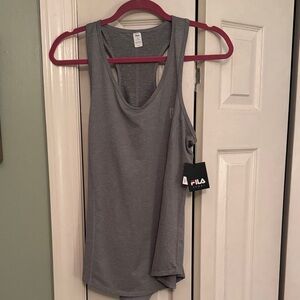 NWT FILA Women's gray workout tank top